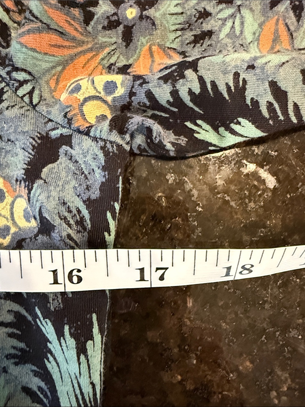 Peruvian Connection Blue Floral Pima Cotton Pullover Maxi Dress Size XS - Picture 8 of 11